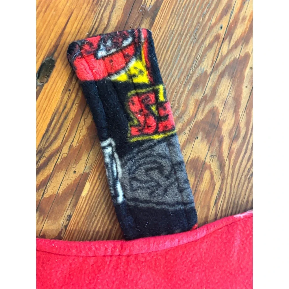Kansas City Chiefs Pet Fleece Vest Black Red NFL Football Dog Cat Apparel